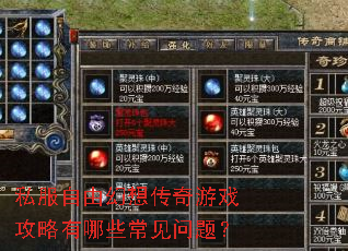 ˽�����ɻ��봫����Ϸ��������Щ�������⣿