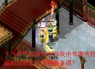�ɷ�����˽��������Ϸ������Щ����BOSSˢ��λ����Ҫ���գ�