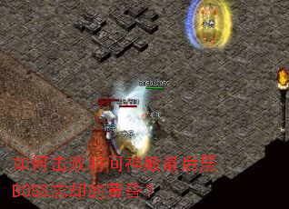 ��λ���ʱ���������BOSS��ȴ�Ļƻ裿