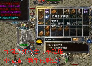 如何选择今古传奇私服中最适合新手的职业? 如何选择今古传奇私服中最适合新手的职业?