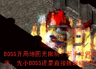 BOSS���ֵ�ͼ�����ƣ�������ι滮���˳����СBOSS����ֱ����ս��ɫBOSS��