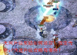 天网升级奖励如何领取?微变传奇sf快速升级攻略有哪些? 天网升级奖励如何领取?微变传奇sf快速升级攻略有哪些?