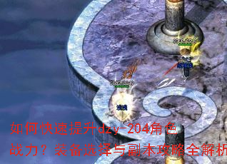 如何快速提升dzy-204角色战力?装备选择与副本攻略全解析 如何快速提升dzy-204角色战力?装备选择与副本攻略全解析