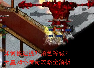 如何快速提升角色等级?天星网络传奇攻略全解析 如何快速提升角色等级?天星网络传奇攻略全解析